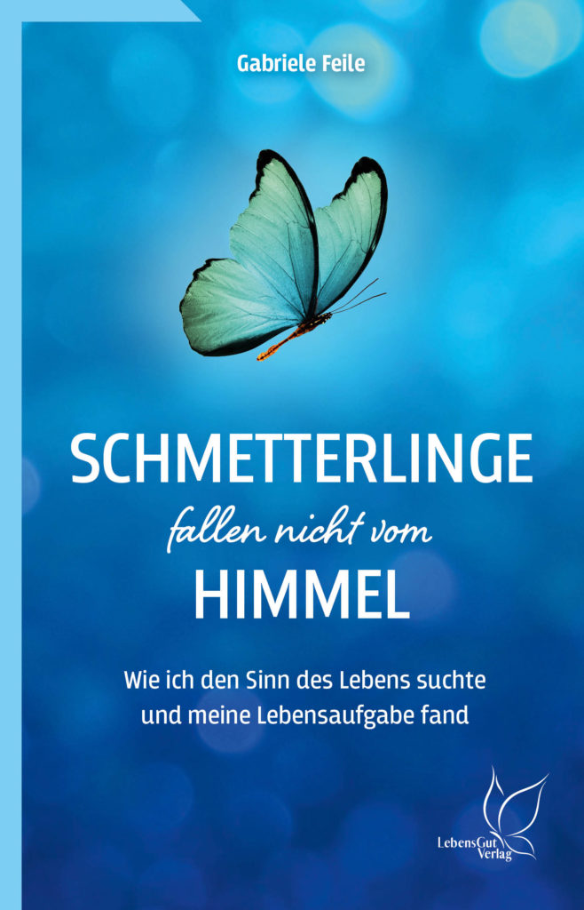 Selbstfindungsbuch "Schmetterlinge fallen nicht vom Himmel" von Gabriele Feile